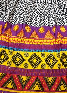 Patterned Maxi Skirt