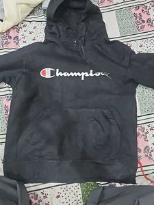 Champion Black Hoodie