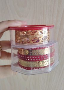 DAILY WEAR GOLDEN BANGLES 🥰- 2 PCS SET