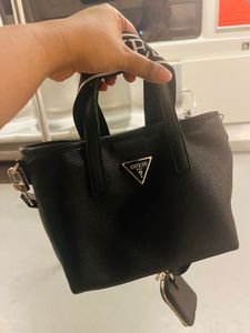 authentic Guess Black Tote Bag