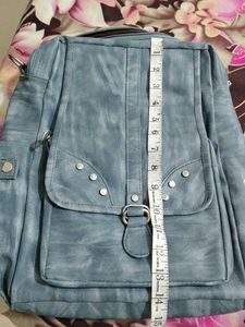 Grey Blue Cute Backpack
