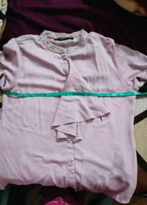 Lavender Colour Madame Top
