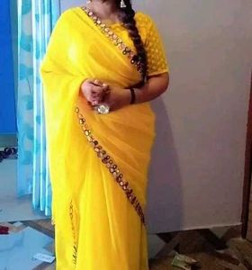 GORGETTE SAREE