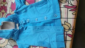 Warm Coat For 2-4 Year Kids With Hoody