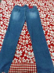 Navy Blue Ripped Men&#39;s Jeans