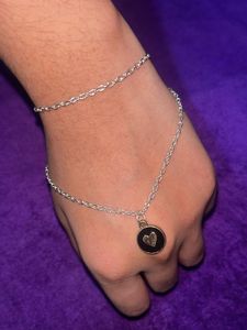 Heart Charm silver color Necklace