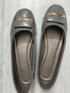 Elegant Gray Ballerinas