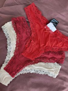 H&M NEW Brazillian Briefs Set Of 3/ Size-Medium