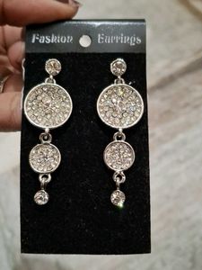 Sparkling Drop Earrings