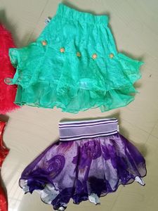 2-3 Years Baby Girl Combo Skirt Nd Gown Donation