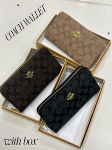 COACH ZIPPER WALLET PREMIUM QUALITY WD BOX