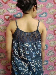Floral Print Sheer Top