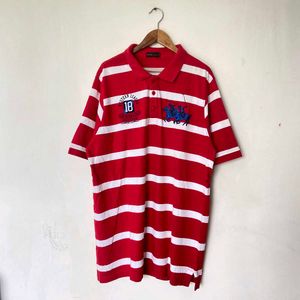 Vintage Striped Polo Shirt