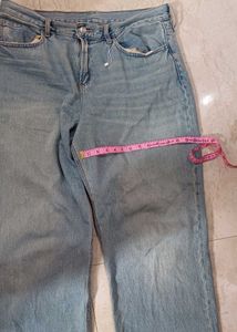 Zara High Waist Wide Leg Jeans