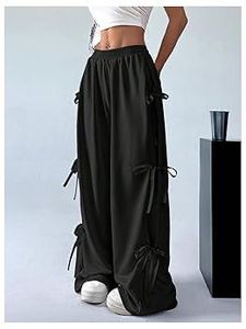 SHEIN Y2k Korean Bow 🎀 baggi Pants
