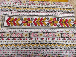 Boho Bloom – 3-Piece Unstitched Suit