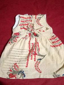 Baby Girl Cotton Frock 3 -12 Months Can Wear