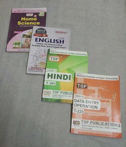 NIOS CLASS 10TH GUIDE BOOKS (COMBO OF 4)