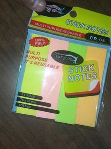 Multi Purpose Reusable Sticky Notes For Students