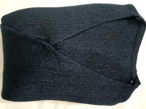 Navy Blue wool Bodycon Dress