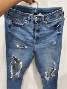 Ripped Denim Jeans