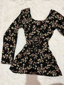 Corset Back Short Kurti