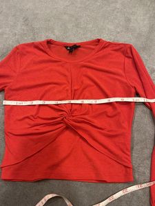 Front Knotted Fitted Top