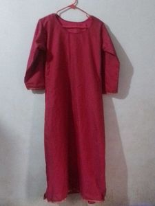 Pink Kurtha Set With Pant And Top