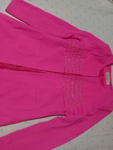Pink embellished jacket