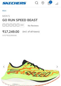 Skechers GO RUN Speed Beast Sport Shoes