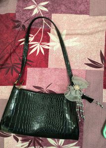Offer✨Attractive Grey Bow Shoulder Bag