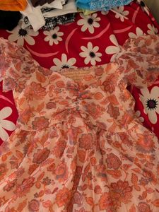 Floral Print Mini Dress