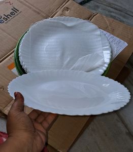 6pc Borosil Opla Dinner Plats