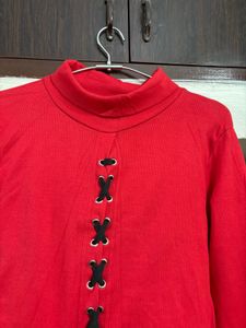 Red Crop Top