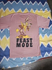 Feast Mode Graphic Tee – Light Mauve |