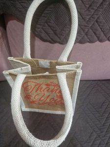 Thank You Jute Handbag