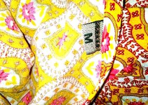 Yellow Floral Print Kurta