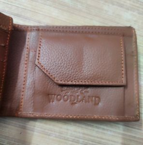 WOODLAND Men Brown Genuine Leather Wallet