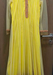 Yellow Anarkali