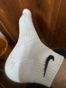 Nike White Ankle Socks