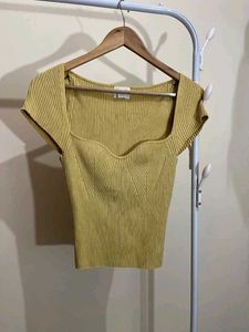 H&amp;M Ribbed Knit Top