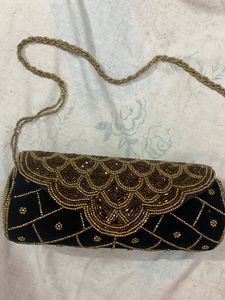 Very Preety Handbag With Hand Work