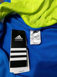 Adidas New orignal Blue &amp; Grey Hoodie