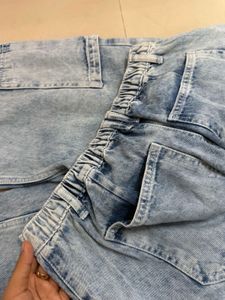 Acid Wash Cargo Pants