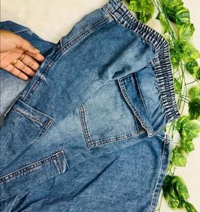 H&amp;M baggy pocket jeans