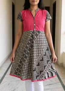 Cute Pink & Patterned Dress