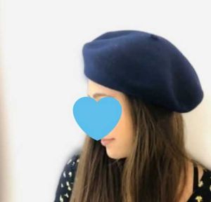 Beret Hat (Navy Blue)