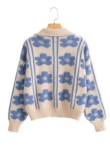 Floral pinteresty Knit Sweater