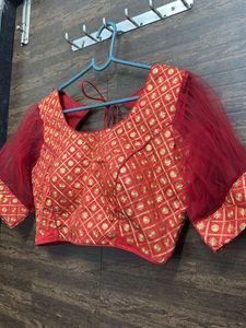 A Net Sleeves Blouse