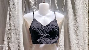 14J. SEXY BLACK CROP TOP